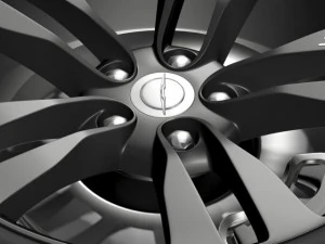 chrysler 300 srt8 satin vapor wheel 3D Model