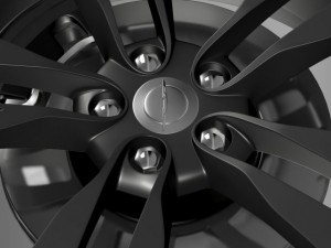 chrysler 300 srt8 satin vapor wheel 3D Model