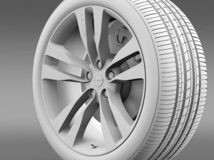 chrysler 300 srt8 satin vapor wheel 3D Model