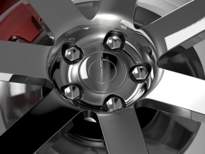 chrysler 300 srt8 wheel 3D Model