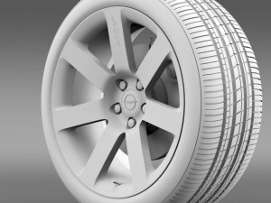 chrysler 300 srt8 wheel 3D Model