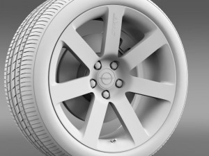 chrysler 300 srt8 wheel 3D Model