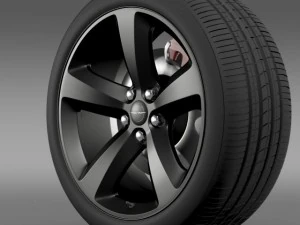 chrysler 300s wheel 3D Model
