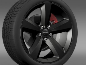 chrysler 300s wheel 3D Модель