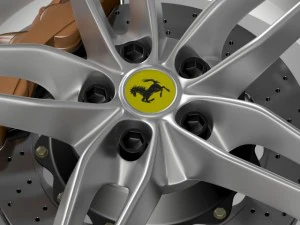 ferrari 488 gtb 2015 wheel 3D Model