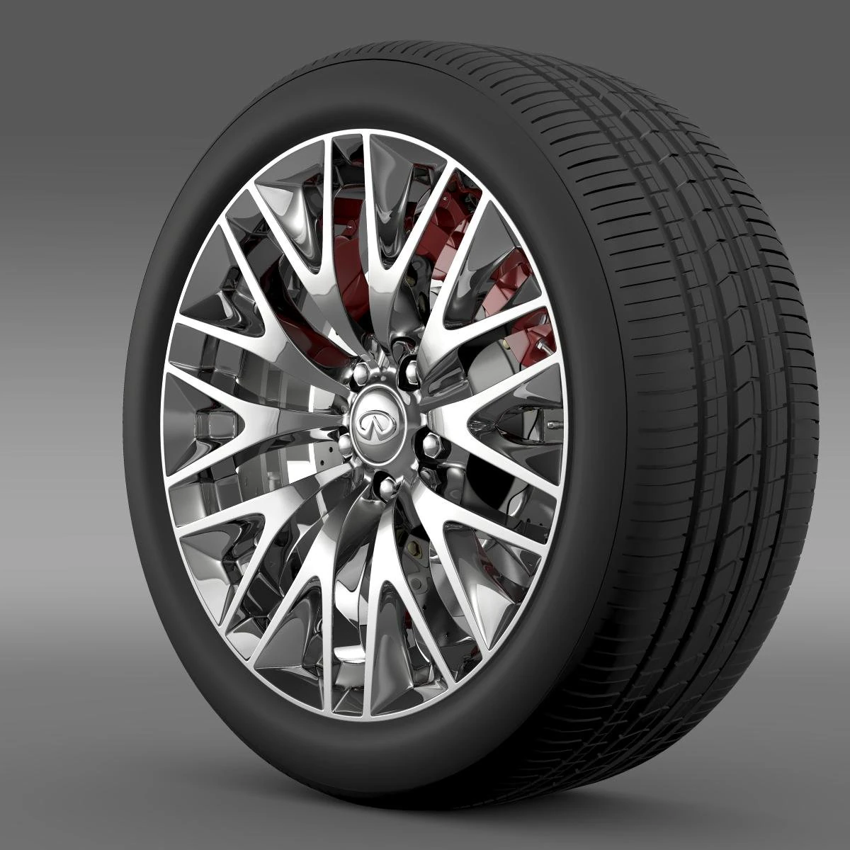 infinity ml wheel 3D Model .c4d .max .obj .3ds .fbx .stl .blend