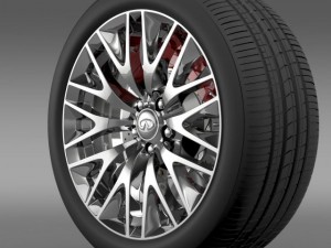 infinity ml wheel 3Dモデル