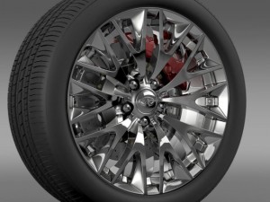 infinity ml wheel 3Dモデル