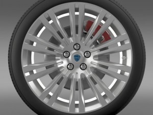 lancia thema 2014 wheel 3D 模型