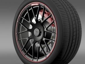 mercedes amg c 63 s edition wheel 3D 모델