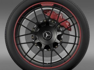 mercedes amg c 63 s edition wheel 3Dモデル
