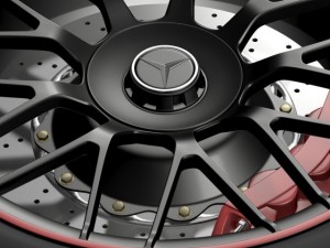 mercedes amg c 63 s edition wheel 3Dモデル
