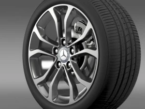 mercedes benz c 220 wheel 3D Model
