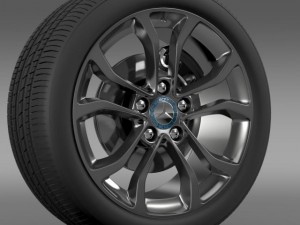 mercedes benz c 220 wheel Model 3D