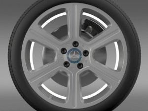 mercedes benz c 300 exclusive line wheel 3D-Modell