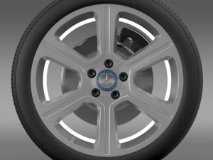 mercedes benz c 300 exclusive line wheel 3D Model