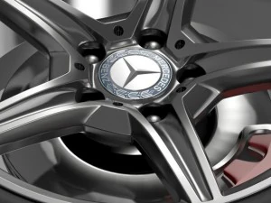 mercedes benz c 400 4matic amg line wheel 3D Model