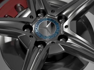 mercedes benz c 400 4matic amg line wheel 3D Model