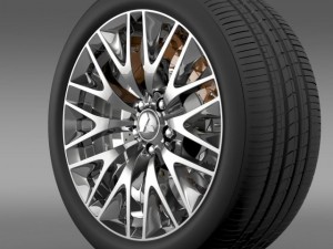 mitsubishi dignity wheel 3D 모델