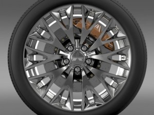 mitsubishi dignity wheel 3D 모델