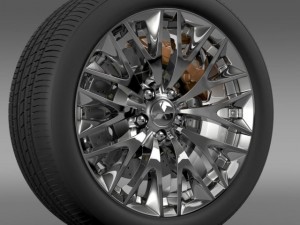 mitsubishi dignity wheel 3D 모델