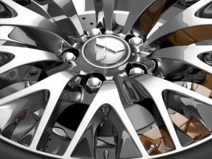mitsubishi dignity wheel 3D 모델