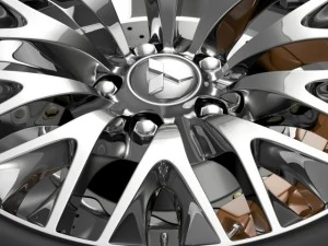 mitsubishi dignity wheel 3D Model
