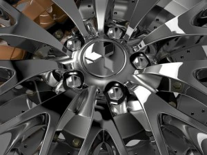 mitsubishi dignity wheel 3D Model