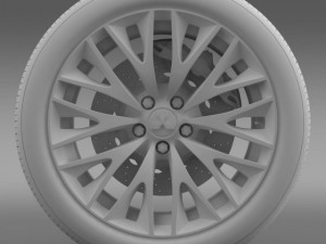 mitsubishi dignity wheel 3D 모델