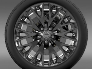 nissan cima hybrid wheel 3D Model