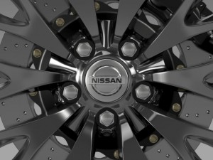 nissan cima hybrid wheel 3D Model