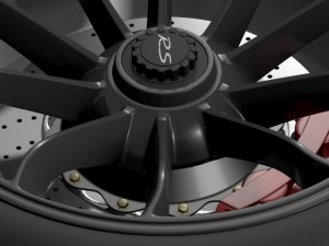 porsche 911 gt3 rs 2015 wheel 3D Model