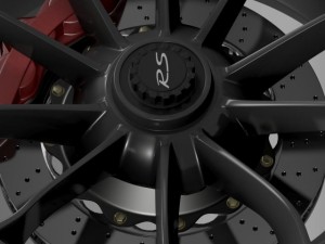 porsche 911 gt3 rs 2015 wheel 3D Model