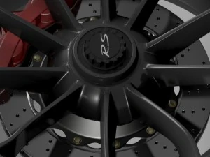 porsche 911 gt3 rs 2015 wheel 3D Model