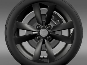 seat mii vibora negra wheel 3D Model