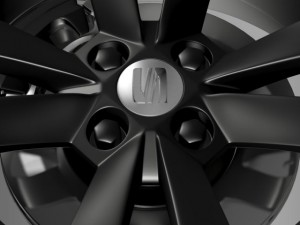 seat mii vibora negra wheel 3D Model