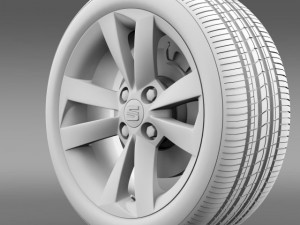 seat mii vibora negra wheel 3D Model