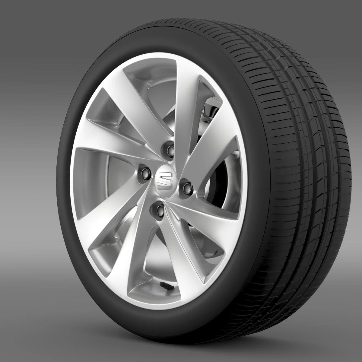 seat mii wheel 3D Model .c4d .max .obj .3ds .fbx .stl .blend