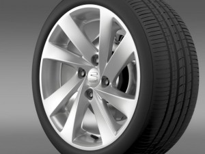 seat mii wheel 3D Model