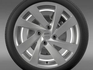 seat mii wheel 3D Модель