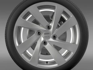 seat mii wheel 3D Model