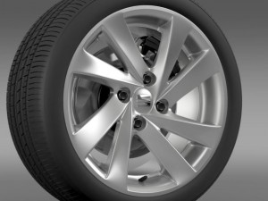 seat mii wheel 3D Модель