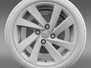 seat mii wheel 3D Model