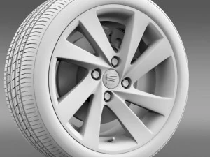 seat mii wheel 3D Model