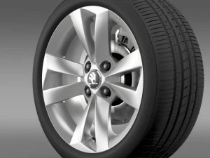 skoda citigo wheel 3D Model
