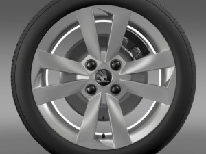 skoda citigo wheel 3Dモデル