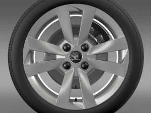 skoda citigo wheel 3D Model