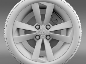 skoda citigo wheel 3Dモデル