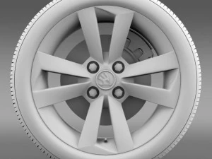 skoda citigo wheel 3D Model