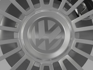 volkswagen up wheel 3D Model